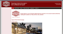 Desktop Screenshot of premierelectric.com
